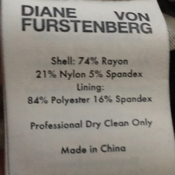 NEW Diane Von Furstenberg Soren Leopard Print Cropped Pants Size 10 - Picture 6 of 6